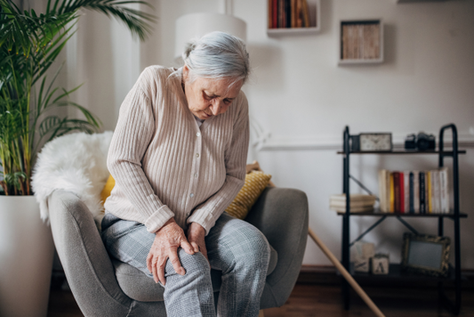 A senior women having a b12 deficiency