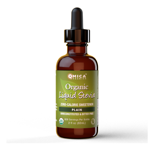 Omica Organic Liquid Stevia Drops - Plain - Zero Calories