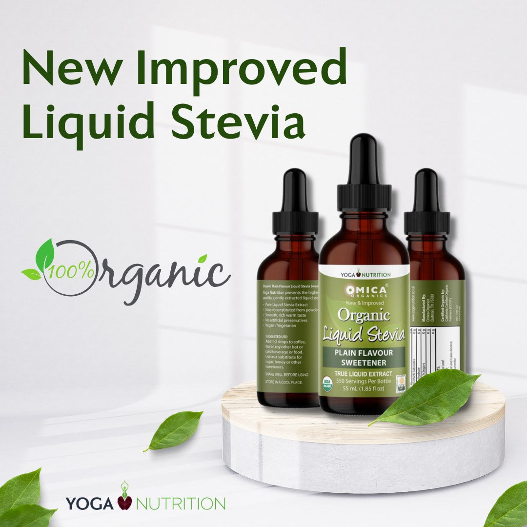 Omica Organic Liquid Stevia Sweetener Drops - Vanilla - Zero Calorie