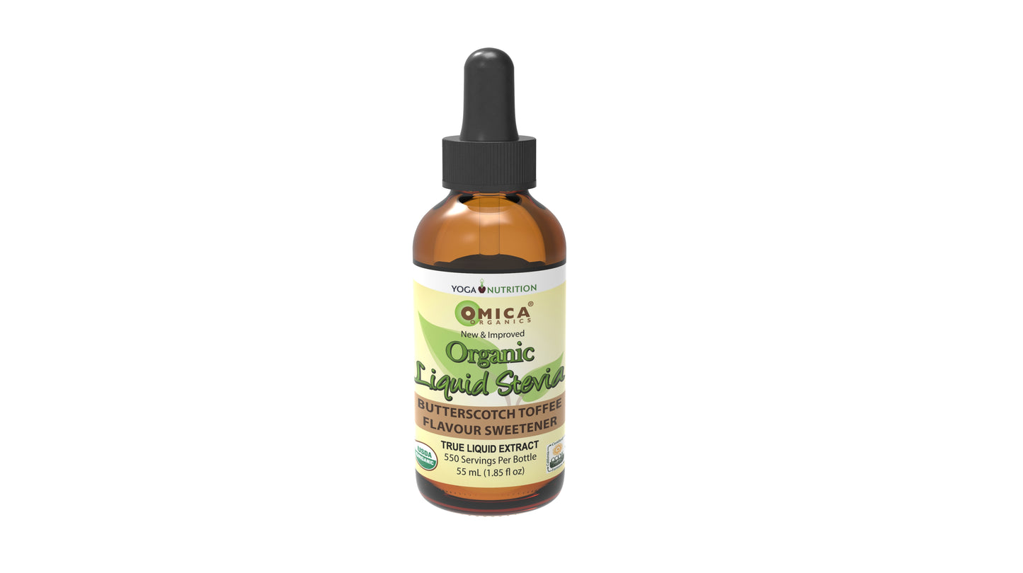 Omica Organic Liquid Stevia Sweetener Drops - Butterscotch Toffee